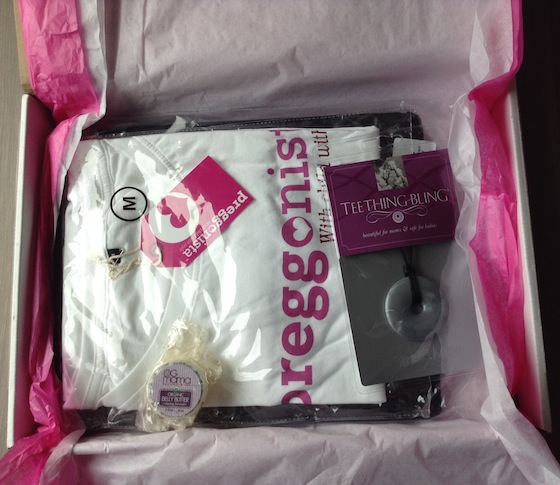 Preggonista Subscription Box Review  Items