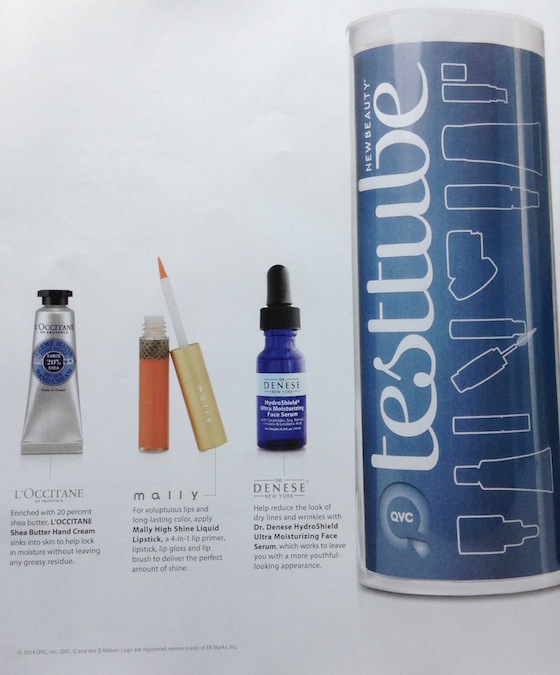 QVC New Beauty Test Tube October 2014 Spoilers!