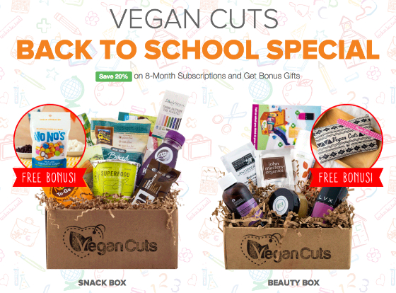 Vegan Cuts Subscription Box Back To School Sale!