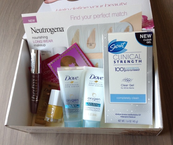 Walmart Beauty Box Subscription Review - Fall 2014 Items