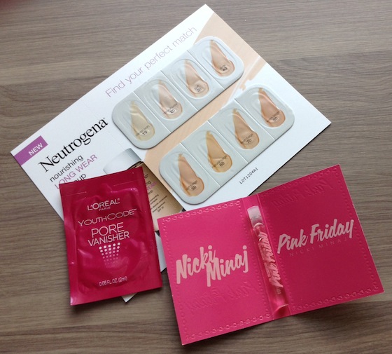 Walmart Beauty Box Subscription Review - Fall 2014 Packets