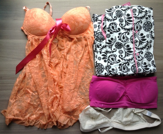 Wantable Intimates Subscription Box Review - September 2014 Items
