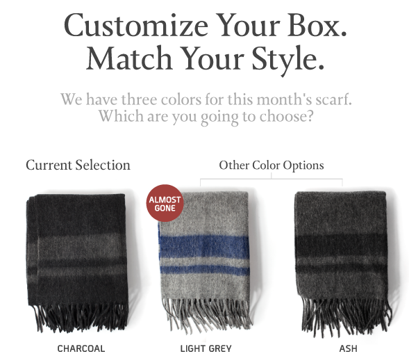 Bespoke Post October Selection & Customization Reminder
