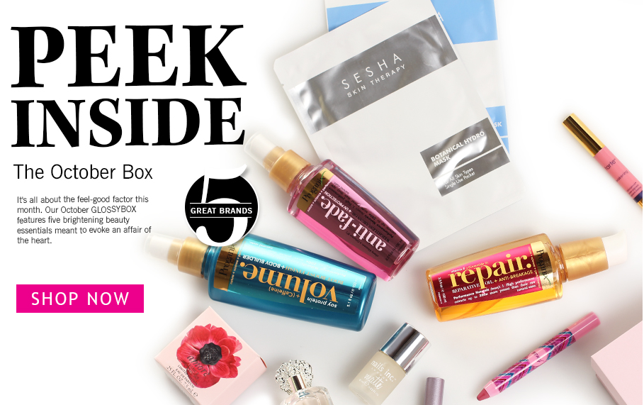 GlossyBox October 2014 - Complete Spoilers!