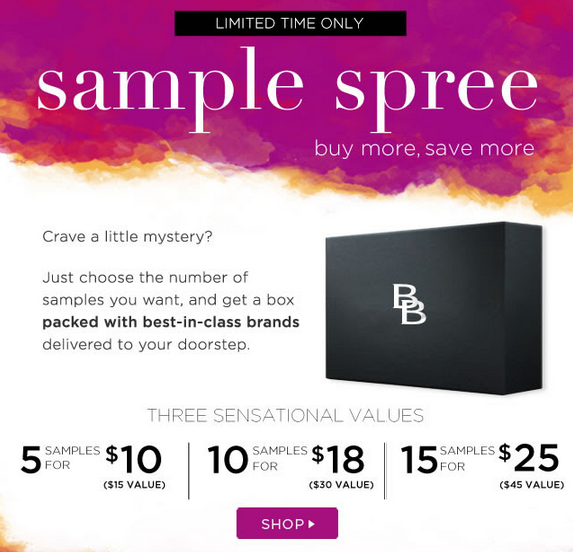 Sample Society Mystery Boxes are Back with Coupon!