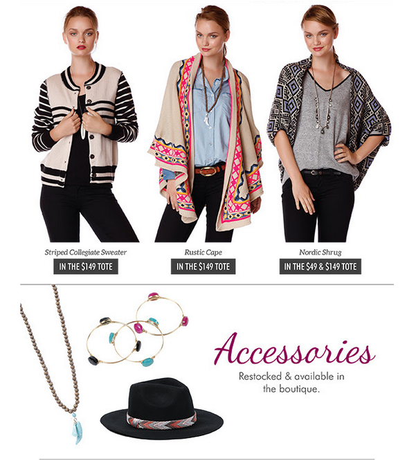 New Golden Tote October Options! Jackets