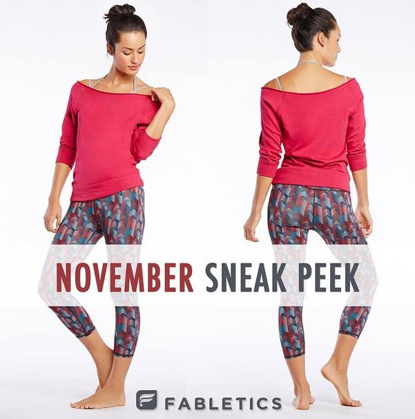 Fabletics November 2014 Spoilers! Red Outfit