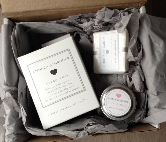 Andrea Schroder Candle Subscription Box Review – Oct 2014 Items