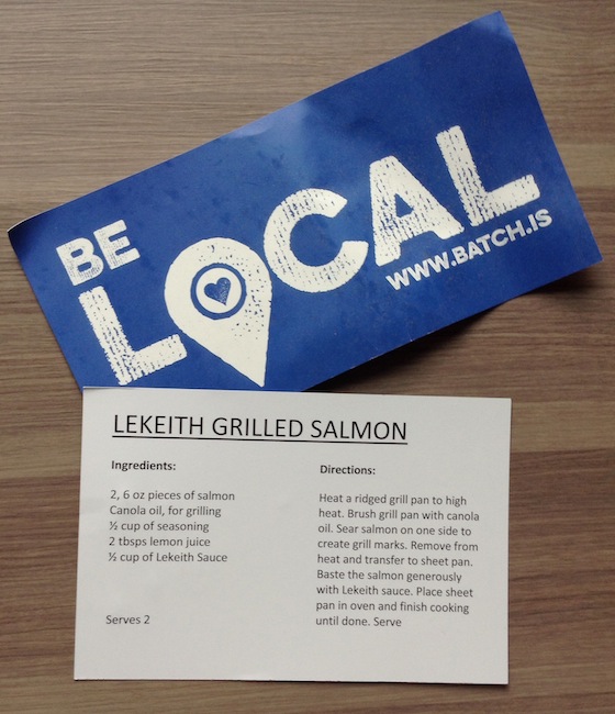 Batch Memphis Subscription Box Review - October 2014 Recipe