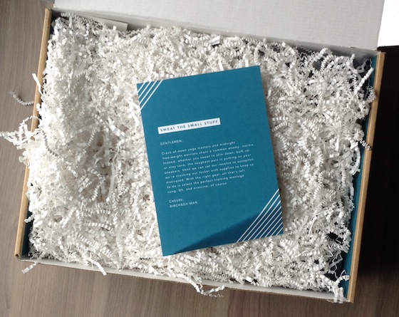Birchbox Man Sweat the Small Stuff Limited Edition Box Review First look