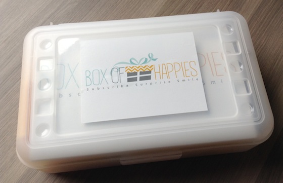Box of Happies Subscription Box Review – October 2014 Box