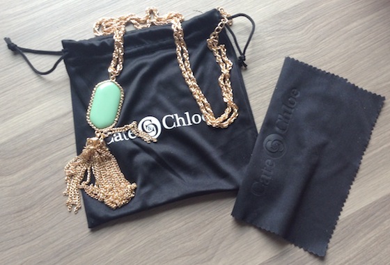 Cate & Chloe Subscription Box Review & 50% Off – October 2014 Necklace