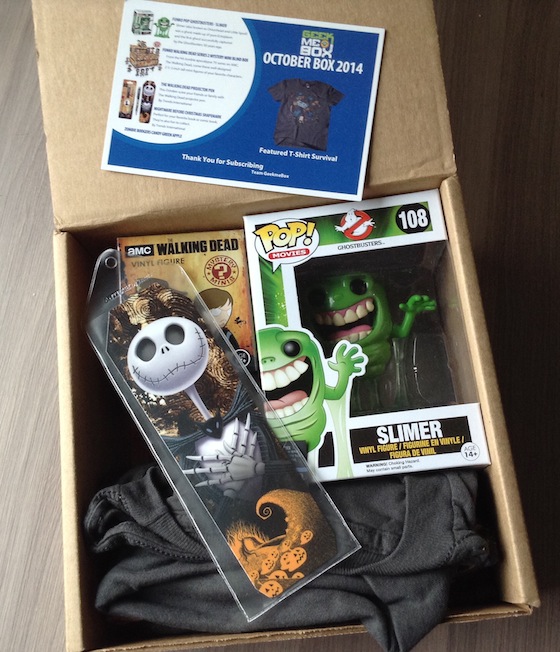 Geek Me Box Subscription Review – October 2014 Items