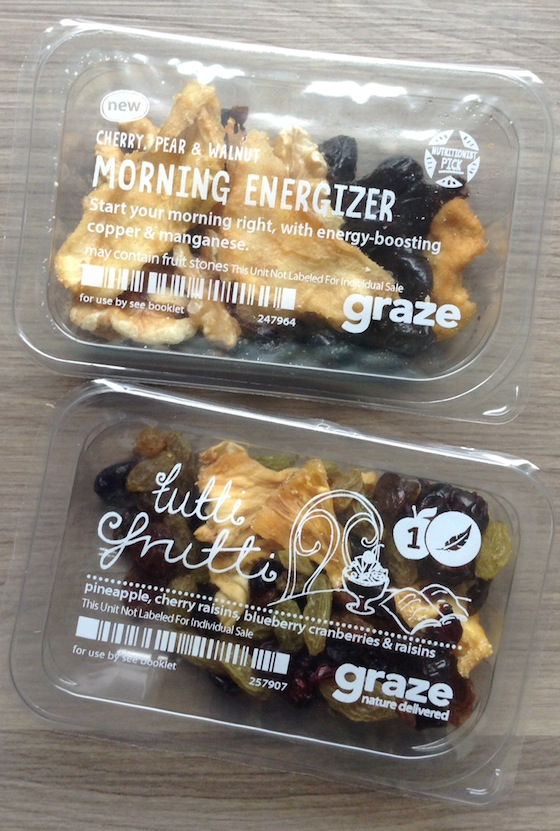Graze Snack Subscription Box Review – October 2014 Morning