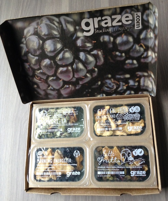 Graze Snack Subscription Box Review – October 2014 Open