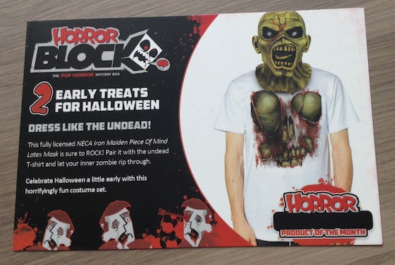 Horror Block Subscription Box Review – September 2014 Outfit