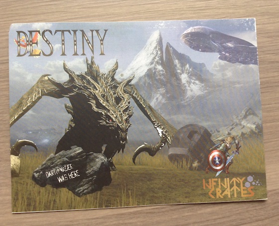 Infinity Crates Subscription Box Review - September 2014 Destiny
