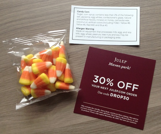 Julep Maven Review & Free Box Code – October 2014 Candy