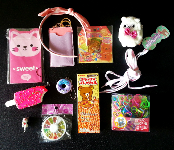 Kawaii Box Subscription Review - September 2014 Items