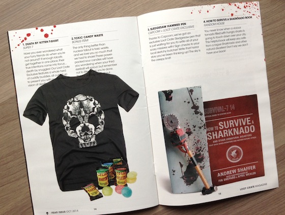 Loot Crate Subscription Box Review & Coupon – Oct 2014 Info