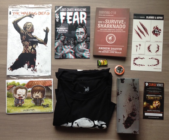Loot Crate Subscription Box Review & Coupon – Oct 2014 Items