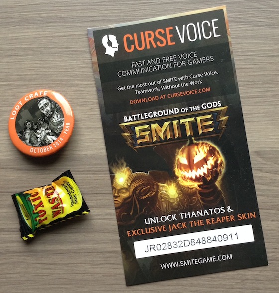 Loot Crate Subscription Box Review & Coupon – Oct 2014 Pin