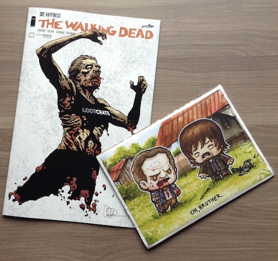 Loot Crate Subscription Box Review & Coupon – Oct 2014 Walking Dead