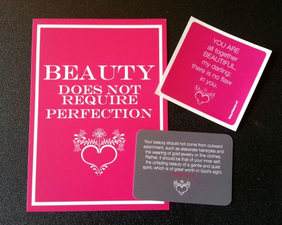 Love + Blessed Subscription Box Review - October 2014 Sticker