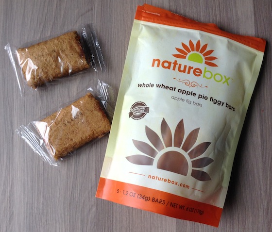 Nature Box Snack Subscription Review & 50% Off Coupon Figgy Bars