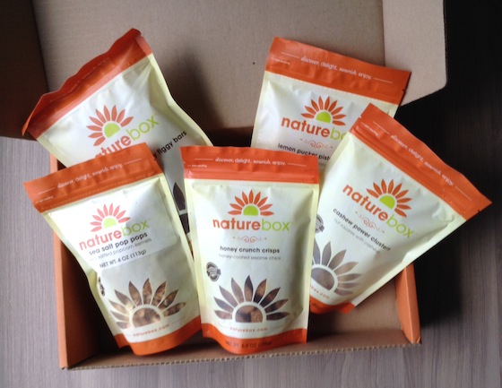 Nature Box Subscription Review & 50% Off Coupon - Oct 2014 Items