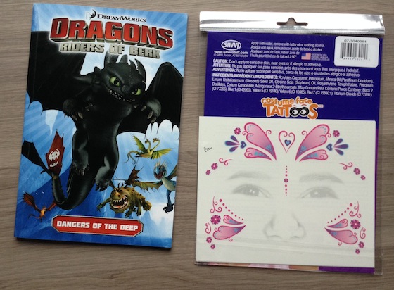 Nerd Block Jr. Girls Subscription Box Review – October 2014 Tattoos