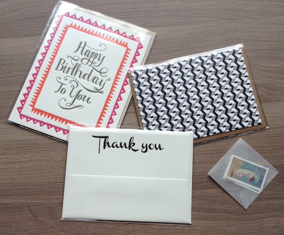 Nicely Noted Subscription Review – September 2014 Cards