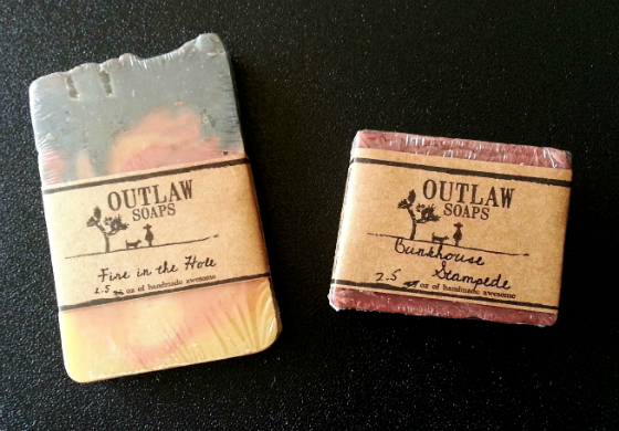 Outlaw Soaps Subscription Box Review - September 2014 Fire