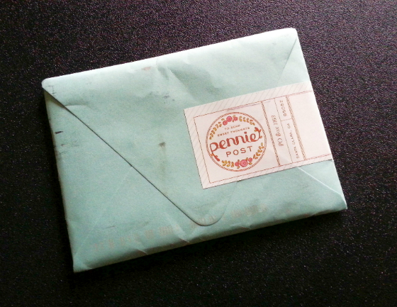 Pennie Post Subscription Review – October 2014 Parcel