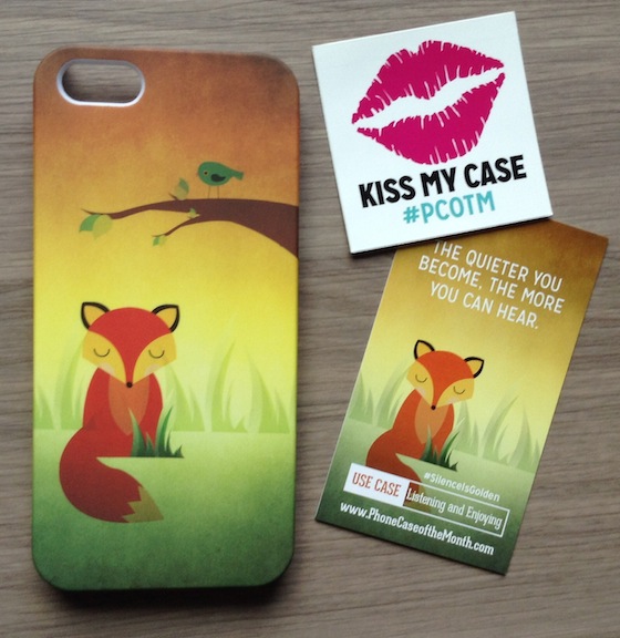 Phone Case of the Month Subscription Review – Sept 2014 Fox