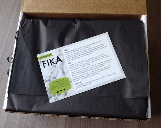 Skandicrush Subscription Box Review - October 2014 FIrst Look