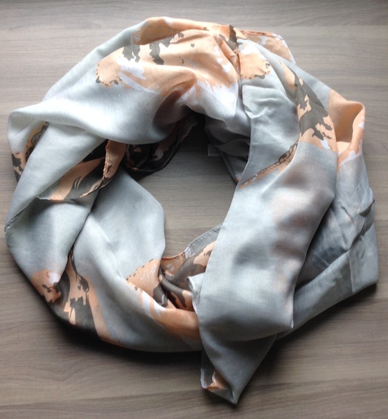 Social Bliss The Style Box Subscription Review – Oct 2014 Scarf