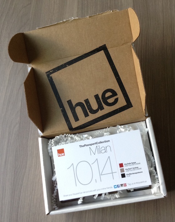 Square Hue Nail Polish Subscription Box Review – Oct 2014 Box