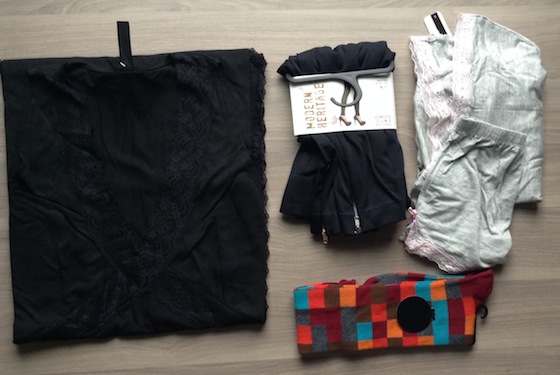 Wantable Intimates Subscription Box Review – October 2014 Items