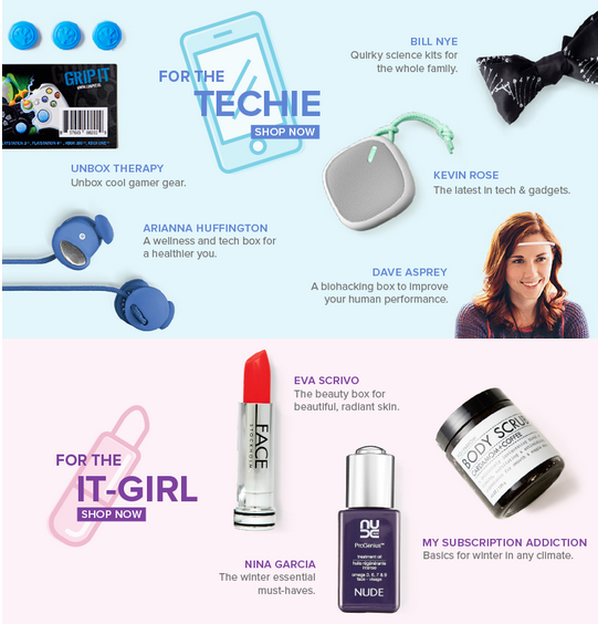 Quarterly Gift Guide Spoilers