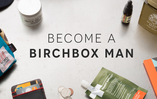 New Birchbox Man Coupon Code - Free $20 Credit