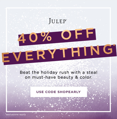 Julep Friends & Family Event – 40% Off Everything!