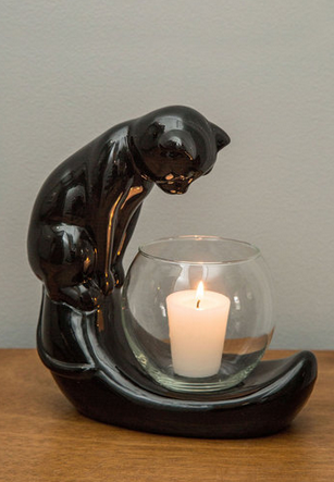 Curious Cat Candle