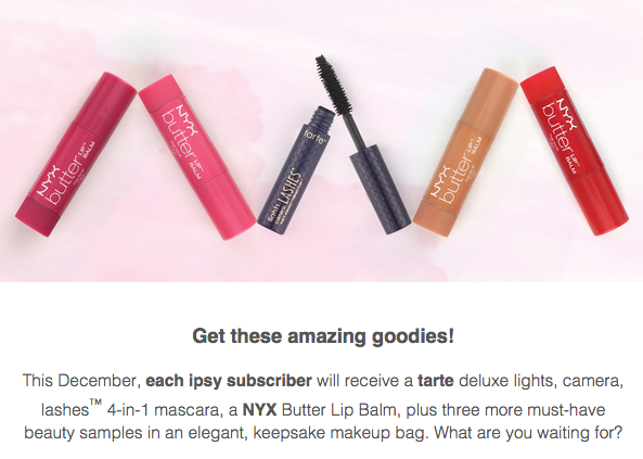 Ipsy December 2014 Spoilers