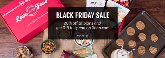 Black Friday Love with Food Deal - 20% Off All Subscriptions