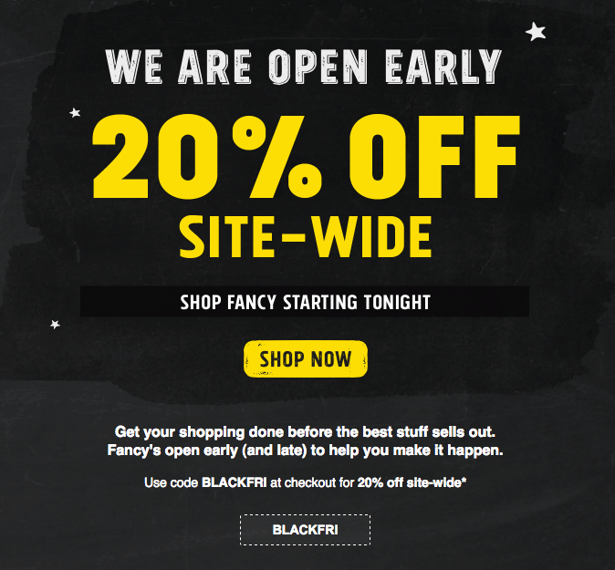 Fancy Black Friday Sale