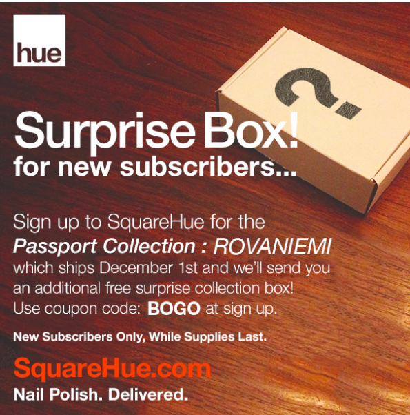 Square Hue Black Friday Deal – Free Bonus Box with Subscription!