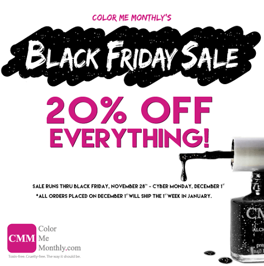Color Me Monthly Black Friday Deal – 20% off Subscriptions