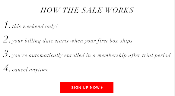 Le Tote Black Friday Deal - First Month Free! How it works