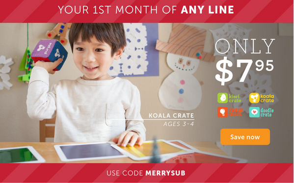 Kiwi Crate Cyber Monday Deal - 60% Off First Month